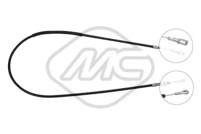 Cable de accionamiento, freno de estacionamiento METALCAUCHO 80/400 METALCAUCHO 80/400 Exclusivo